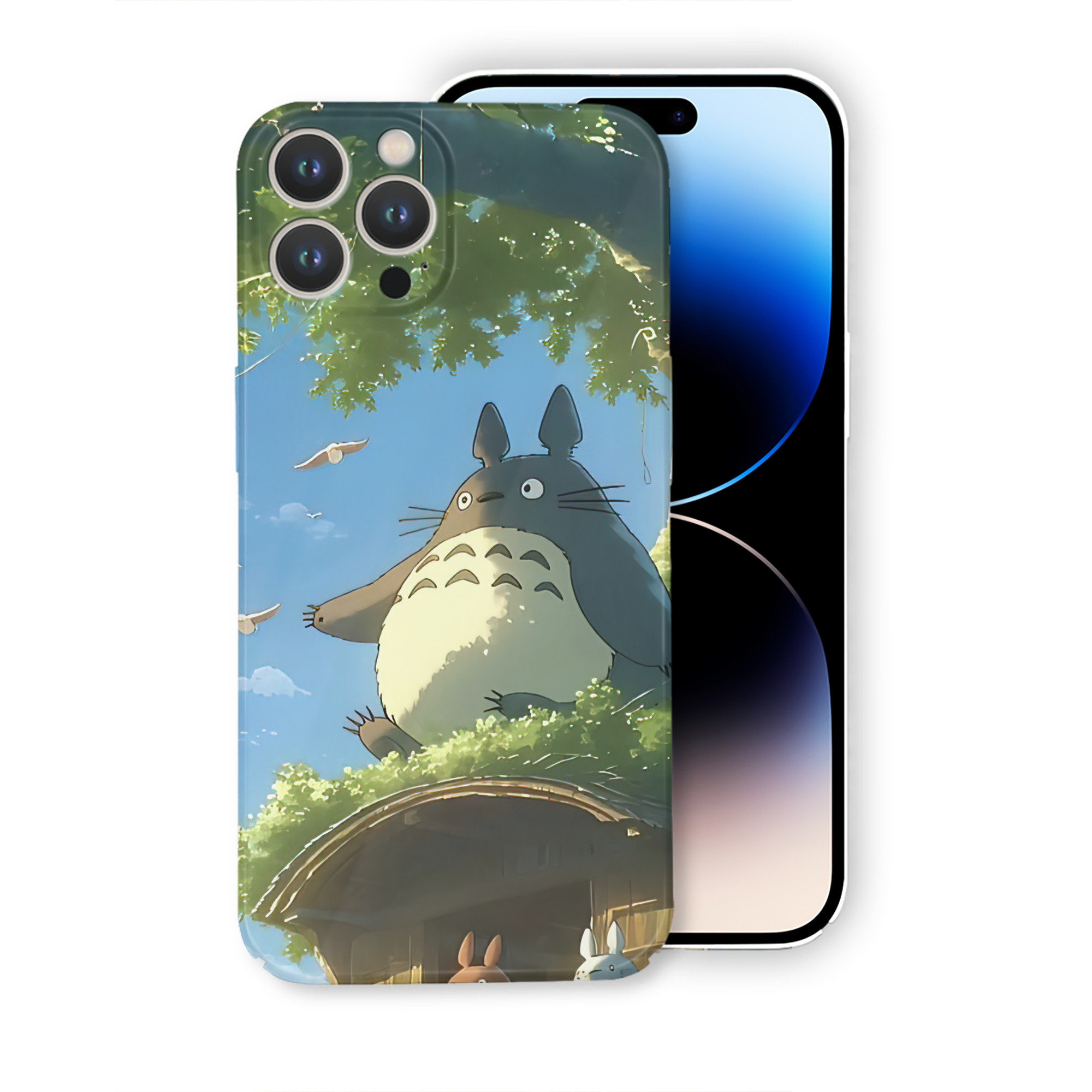 （画像用） となりのトトロ 草壁メイ 草壁サツキ My Neighbor Totoro Satsuki Kusakabe Mei Kusakabe 【iPhone 14シリーズ対応】ハードケース